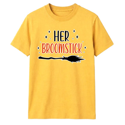 Witch broomstick quote graphic Halloween Unisex t-shirt