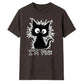 Crazy Scruffy Cat I'm Fine Slogan Graphic Unisex T-Shirt