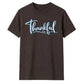 Cursive script thankful word Thanksgiving Unisex T-Shirt