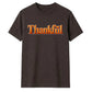 Glossy 3D block text thankful Thanksgiving Unisex T-Shirt