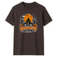 Haunted house scary night graphic Halloween Unisex t-shirt