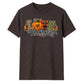 Love pumpkin leopard plaid text Thanksgiving Unisex T-Shirt