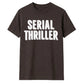 Retro 3D Block Text Serial Thriller Graphic Unisex T-Shirt