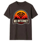 Retro Desert Sunset No Internet Graphic Unisex T-Shirt