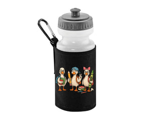 Back to School Water Bottle, Funny 3 Ducks Design For Kids, Teens & Duck Fans, Fun, BPA School Bottle Essential M8486