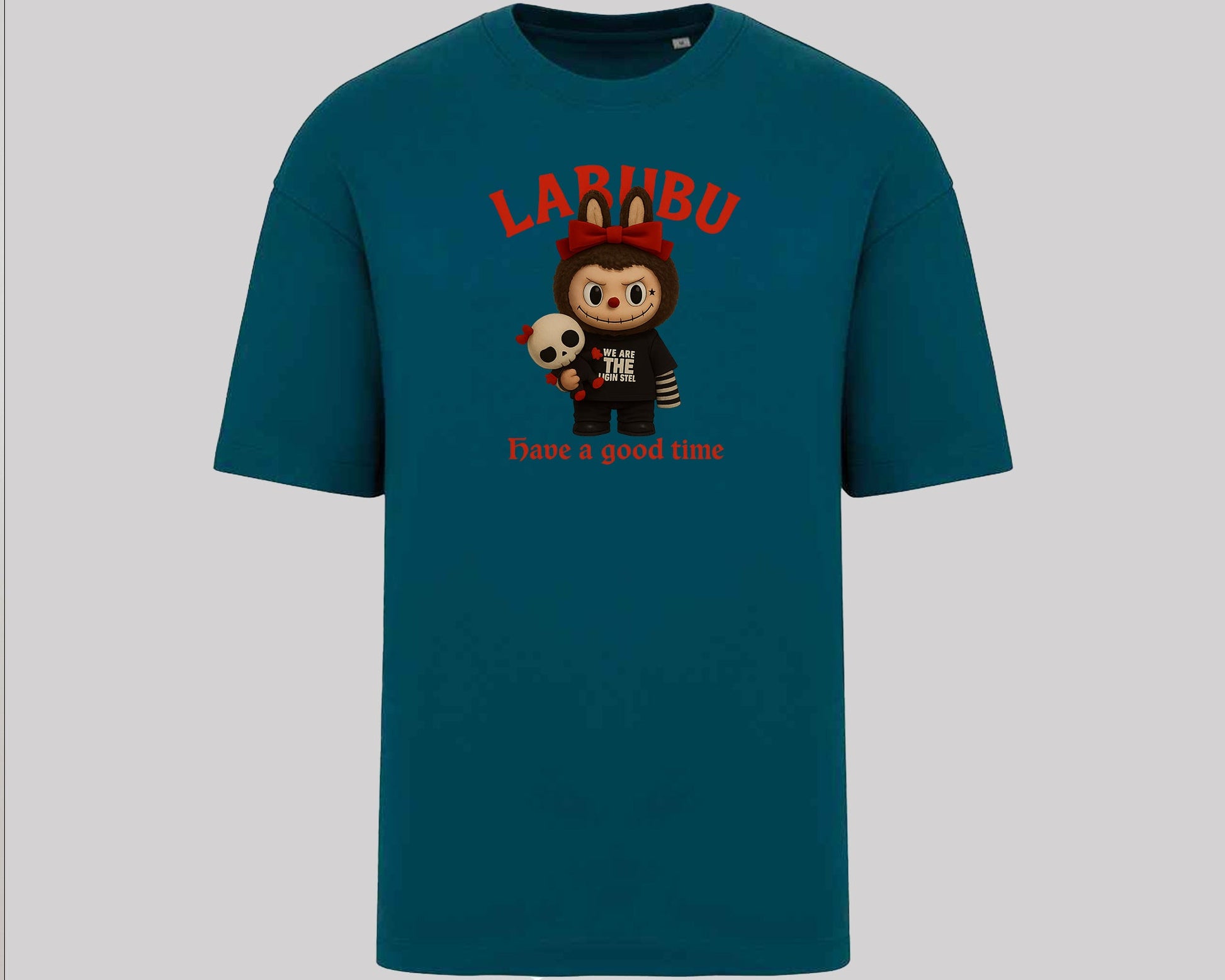 Labubu Native Spirit Oversized T-Shirt, Have A Good Time Tee for Streetwear Lovers, Oversized Fit Top M8411