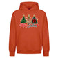 Decorated festive trees script Christmas Oversized Hoodie