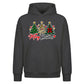 Decorated festive trees script Christmas Oversized Hoodie