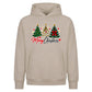 Decorated festive trees script Christmas Oversized Hoodie