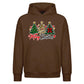 Decorated festive trees script Christmas Oversized Hoodie