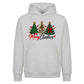Decorated festive trees script Christmas Oversized Hoodie