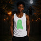 Delightful friendly ghost Glow in the Dark Tank Top Men