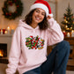 Delightful swamp animals graphic Christmas Unisex Hoodie