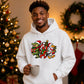 Delightful swamp animals graphic Christmas Unisex Hoodie