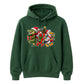 Delightful swamp animals graphic Christmas Unisex Hoodie