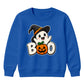 Delightful witch hat ghost boo Halloween Kids Sweatshirt