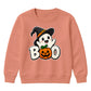 Delightful witch hat ghost boo Halloween Kids Sweatshirt