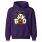 Delightful witch hat ghost pumpkin Halloween Kids Hoodie