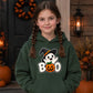 Delightful witch hat ghost pumpkin Halloween Kids Hoodie