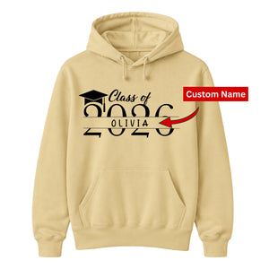 Graduation Unisex Hoodie Personalised Name Class of 2026