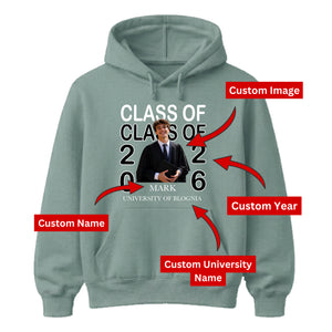 Graduation Unisex Hoodie Personalised Class of 2026 Gift for Him/Her