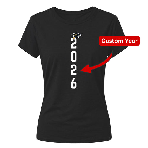 Custom Class Year School Leavers Ladies Fit T-Shirt