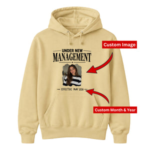 Custom Photo Under New Management Bride & Groom Unisex Hoodie