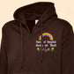 Custom Medical Monogram Embroidered Zip Up Hoodie, Custom Name Rainbow Logo National Healthcare Staff Unisex Hoodie, Gift for Doctors Nurses