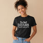 Do Not Disturb Slogan Peace Joy Vibe Graphic Ladies T-Shirt