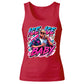 Donald Trump Ice Ice Baby 80s Graphic Ladies Tank Top