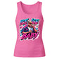 Donald Trump Ice Ice Baby 80s Graphic Ladies Tank Top