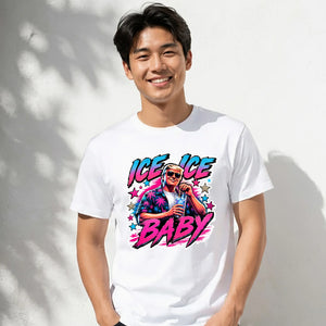 Donald Trump Ice Ice Baby Funny Graphic Retro Unisex T-Shirt