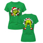 The Grinch Double Sided Funny Christmas Ladies T-Shirt