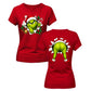 The Grinch Double Sided Funny Christmas Ladies T-Shirt