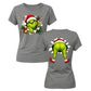 The Grinch Double Sided Funny Christmas Ladies T-Shirt