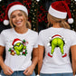 The Grinch Double Sided Funny Christmas Ladies T-Shirt