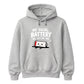 Drained social battery introvert Funny Memes Unisex Hoodie