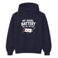 Drained social battery introvert Funny Memes Unisex Hoodie
