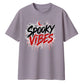 Dripping blood spooky vibes Halloween Oversized T-Shirt