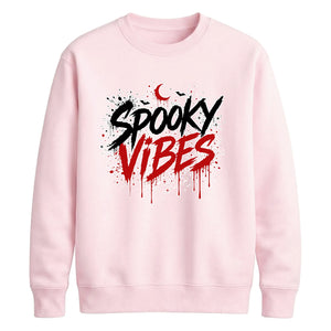 Dripping blood spooky vibes Halloween Unisex Sweatshirt