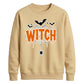 Dripping web witch bats print Halloween Unisex Sweatshirt