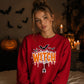 Dripping web witch bats print Halloween Unisex Sweatshirt