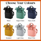 Personalised Backpack, Custom Name or Initials Printed Backpack, Twin Handle Roll-Top Travel Bags, 100 Polyester Bags, Back to School Gifts