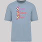 Labubu Look Who's Here T-Shirt, Funny 100% Cartoon Printed Graphic Tee, Oversized Fit Style For Anime Lovers Top M8426