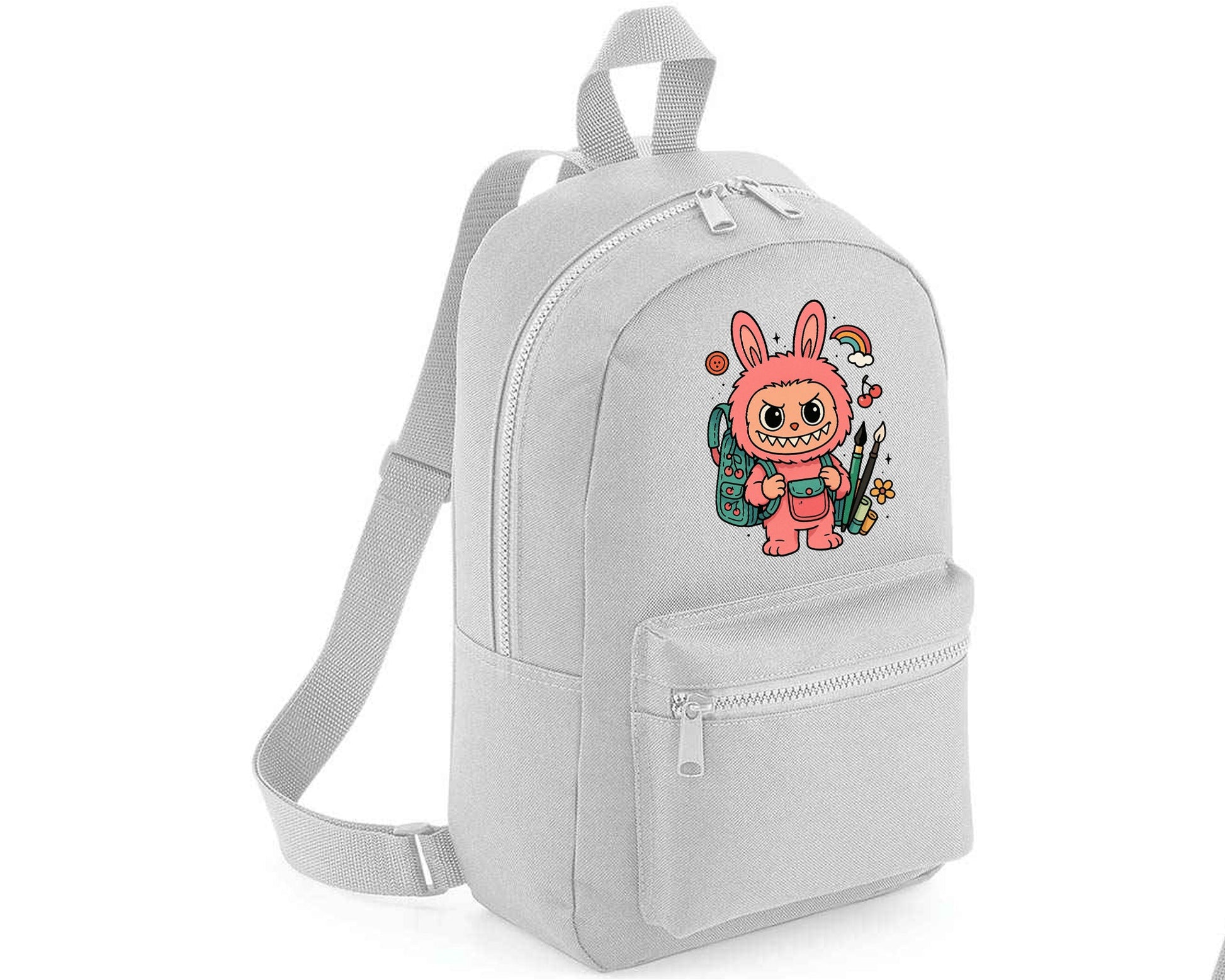Labubu Kids Backpack, Funny & Stylish Printed Back To School Bag Boys & Girls, Cartoon Lovers Gift Backpack M8481
