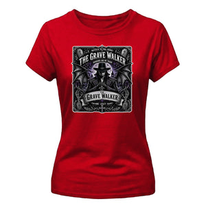 Edgy Bandana Skull Rebel Tee Wrestling ladies fit t-shirt