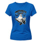 Edgy ghost fishnet boots graphic Halloween ladies t-shirt