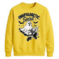 Edgy ghost fishnet boots print Halloween Unisex Sweatshirt
