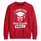 Edgy I Survived High School School Leavers sweatshirt