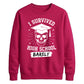 Edgy I Survived High School School Leavers sweatshirt